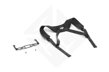 DJI RC Plus riem- en schouderbandondersteuningsset voor optimaal comfort voor drone-piloten.