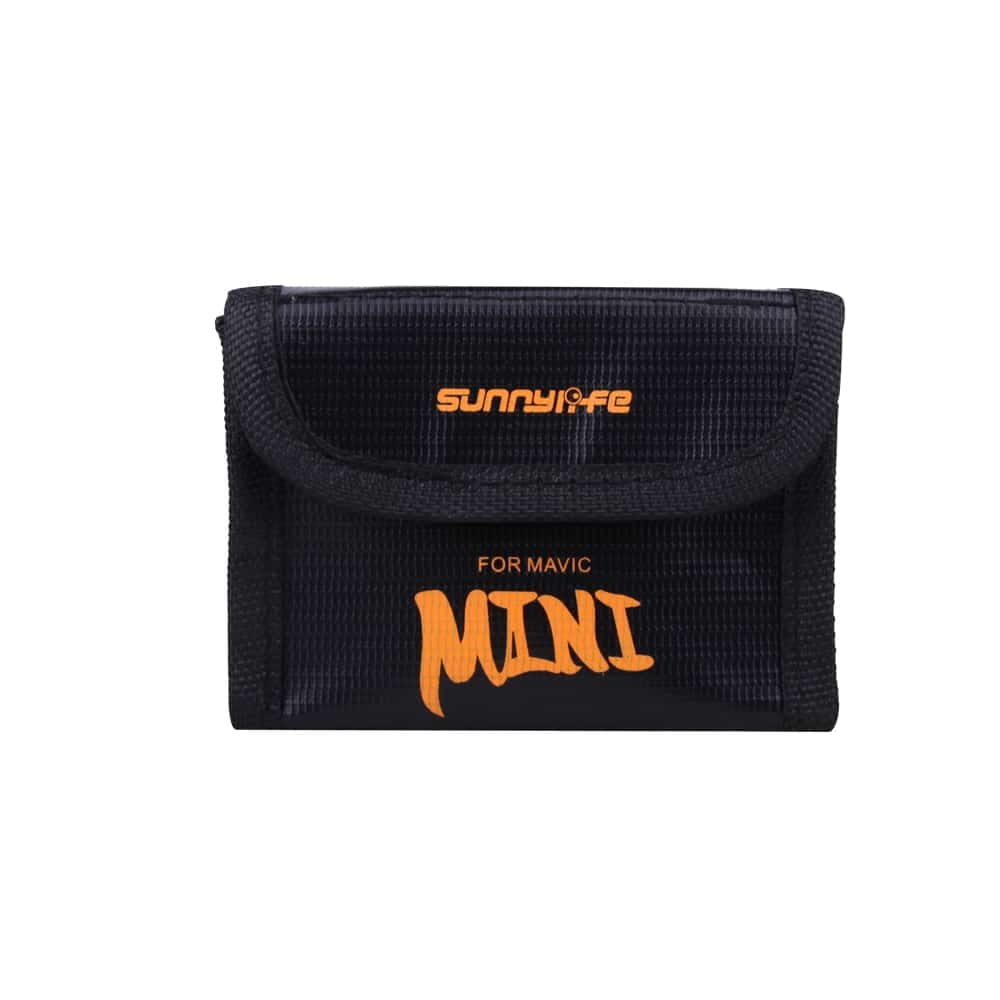 Sunnylife - Sicherheitstasche für 3 Akkus für DJI Mini/Mini 2/SE