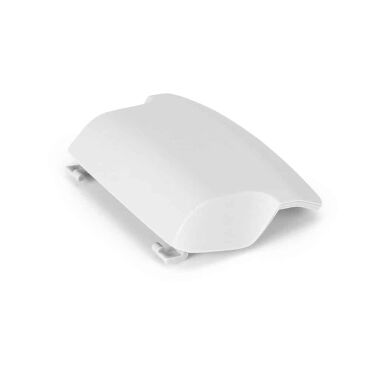 Couvercle de batterie blanc pour drone DJI Mavic Mini, vu de côté sur fond blanc.