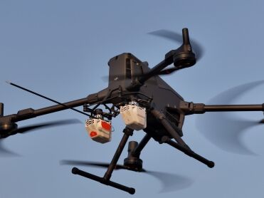 Sniffer4D Nano 2 Plus Méthane et version multi-gaz sous un DJI Matrice 400