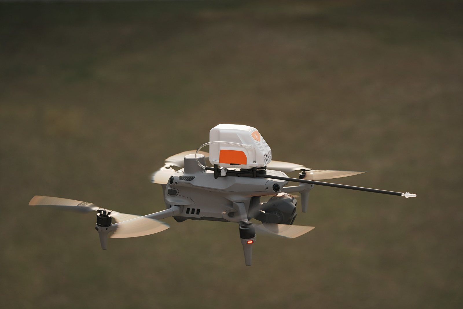 Sniffer4D Nano 2 Plus Methane on a DJI Matrice 4E in flight