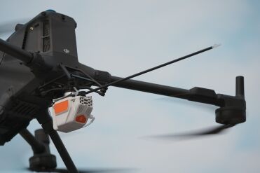Sniffer4D Nano 2 Plus Méthane sous un DJI Matrice 400