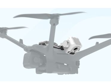 Capteur de méthane MetScan Nano 1D monté sur un drone DJI Matrice 4D