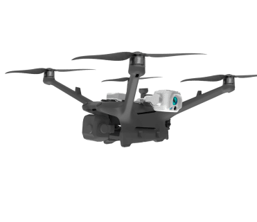 MetScan Nano 1D sur drone DJI, vue de trois quarts