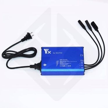 Chargeur 5 en 1 pour DJI Mavic Pro avec câbles et prise électrique.