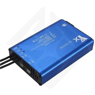 Chargeur 5 en 1 pour drone DJI Mavic Pro avec plusieurs ports de connexion.