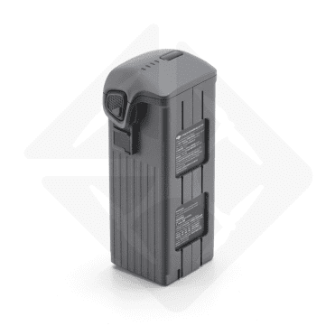 Batterie de drone grise en position verticale.