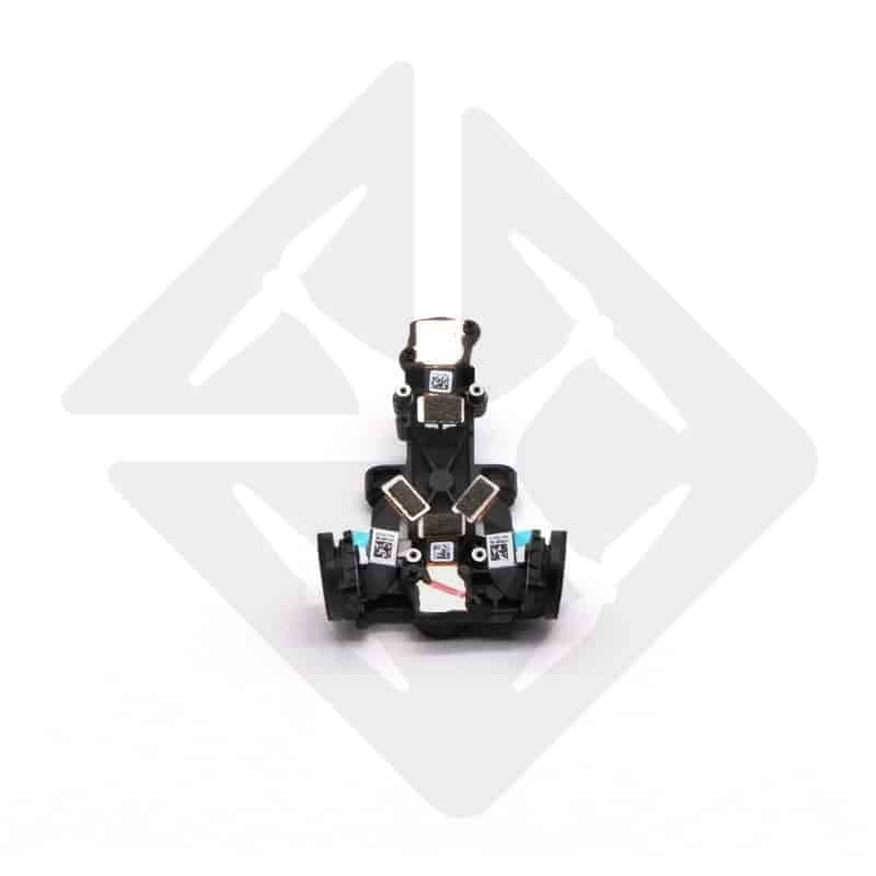 Seiten- und Rücksichtsystem für die Drohne DJI Mavic 2 Pro, von vorne gesehen.