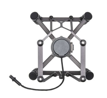 Connecteur de nacelle supérieur en métal pour le drone DJI Matrice 300 RTK avec un câble attaché.