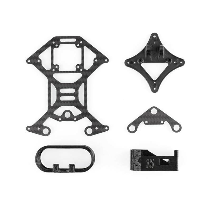 Karbonteilesatz für BetaFPV Beta85X V2 Drohne, bestehend aus mehreren Komponenten.