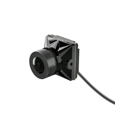 Caddx Nebula Pro FPV digital camera with round lens and black housing.