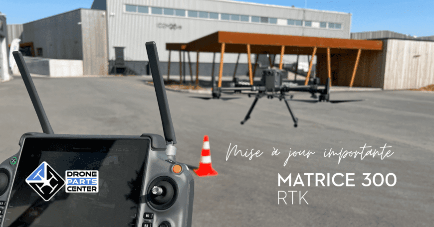 Mise à jour du DJI M300 RTK avec la radio DJI RC Plus