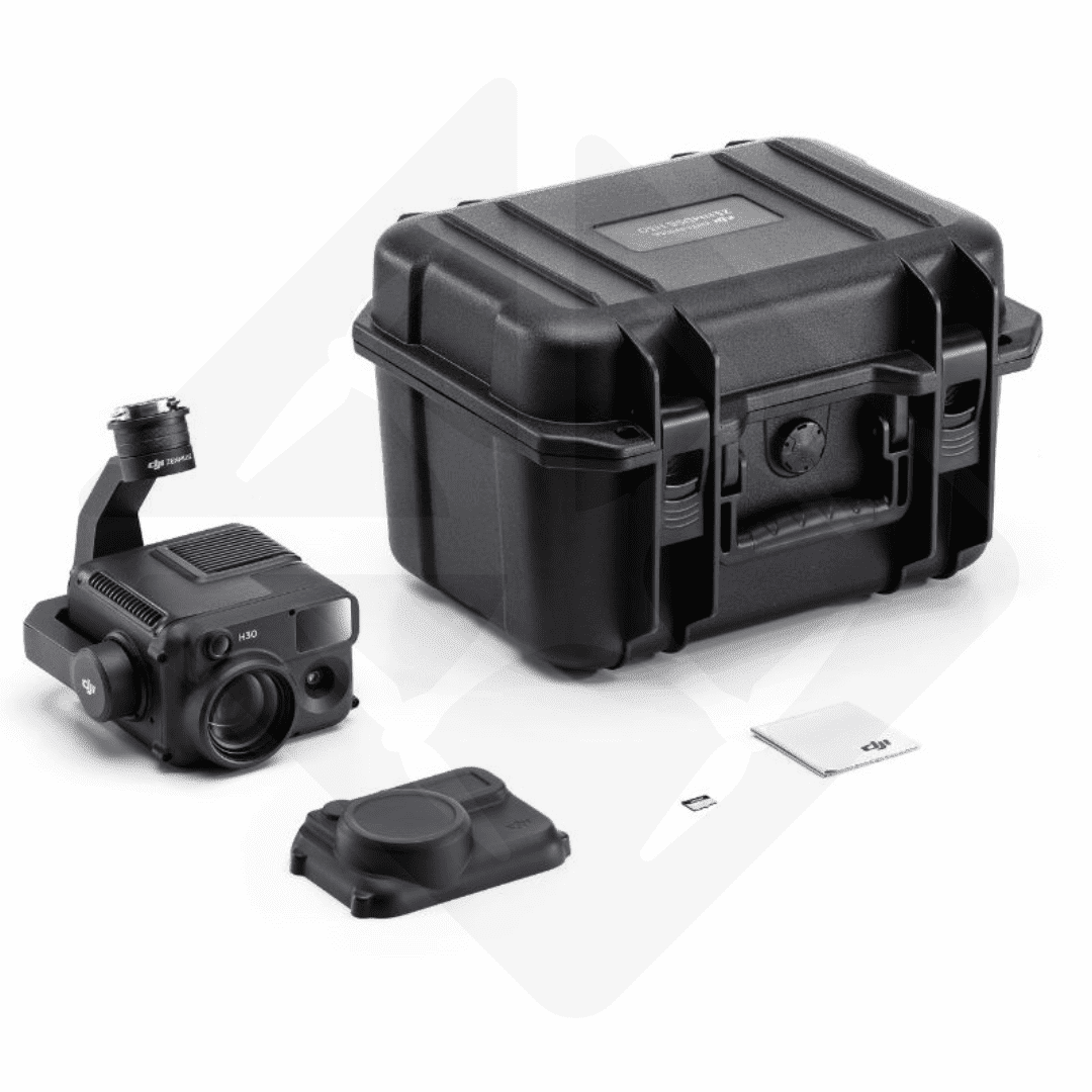Camera with protective case and accessories