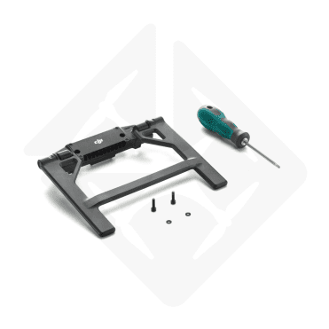 Support drone avec tournevis et vis.