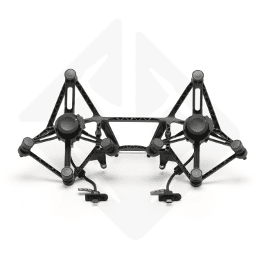 Support: black plastic structure.