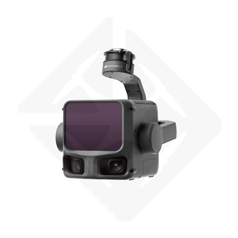 Zenmuse L1 black and rectangular drone camera.