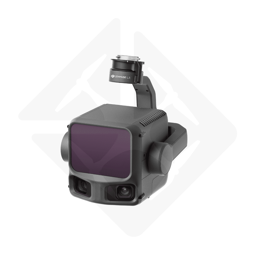 Black robotic camera with swivel sensor.