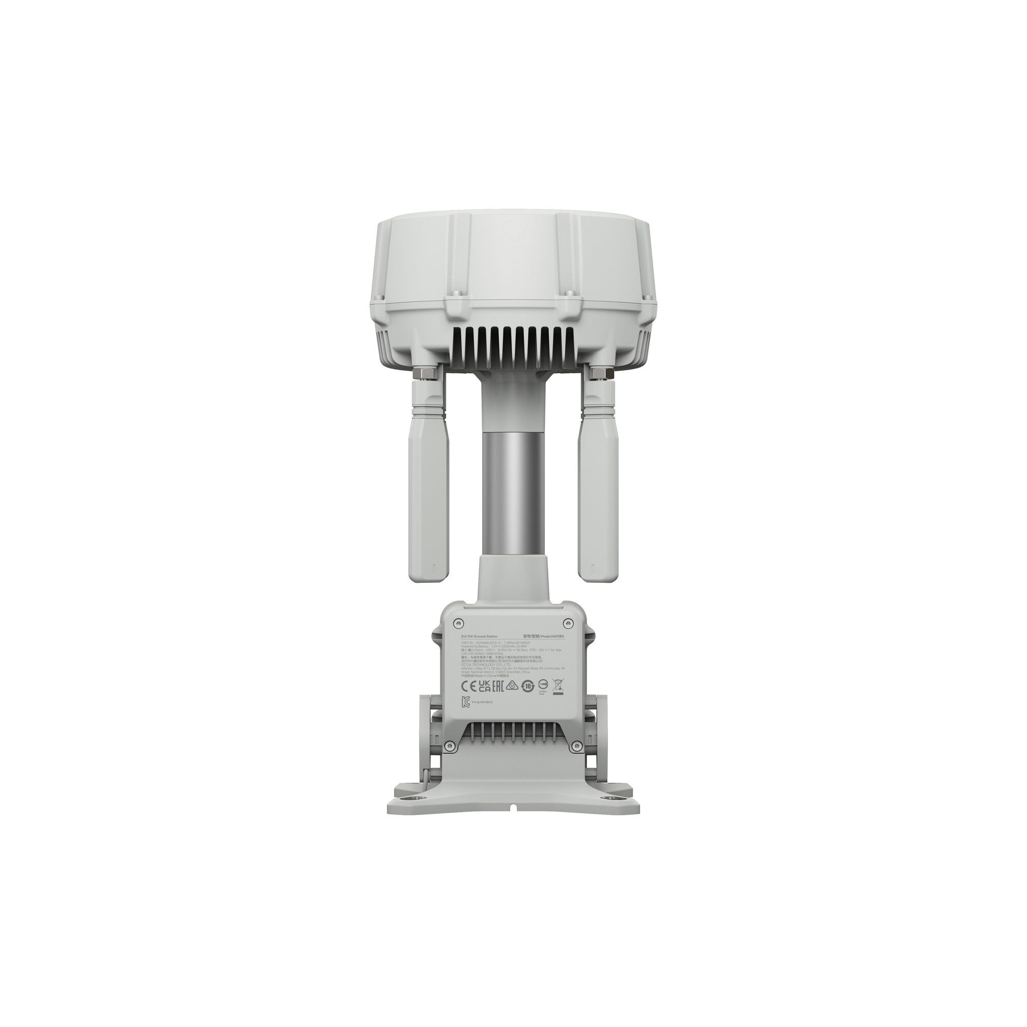 DJI O4 Grondstation, achteruitzicht