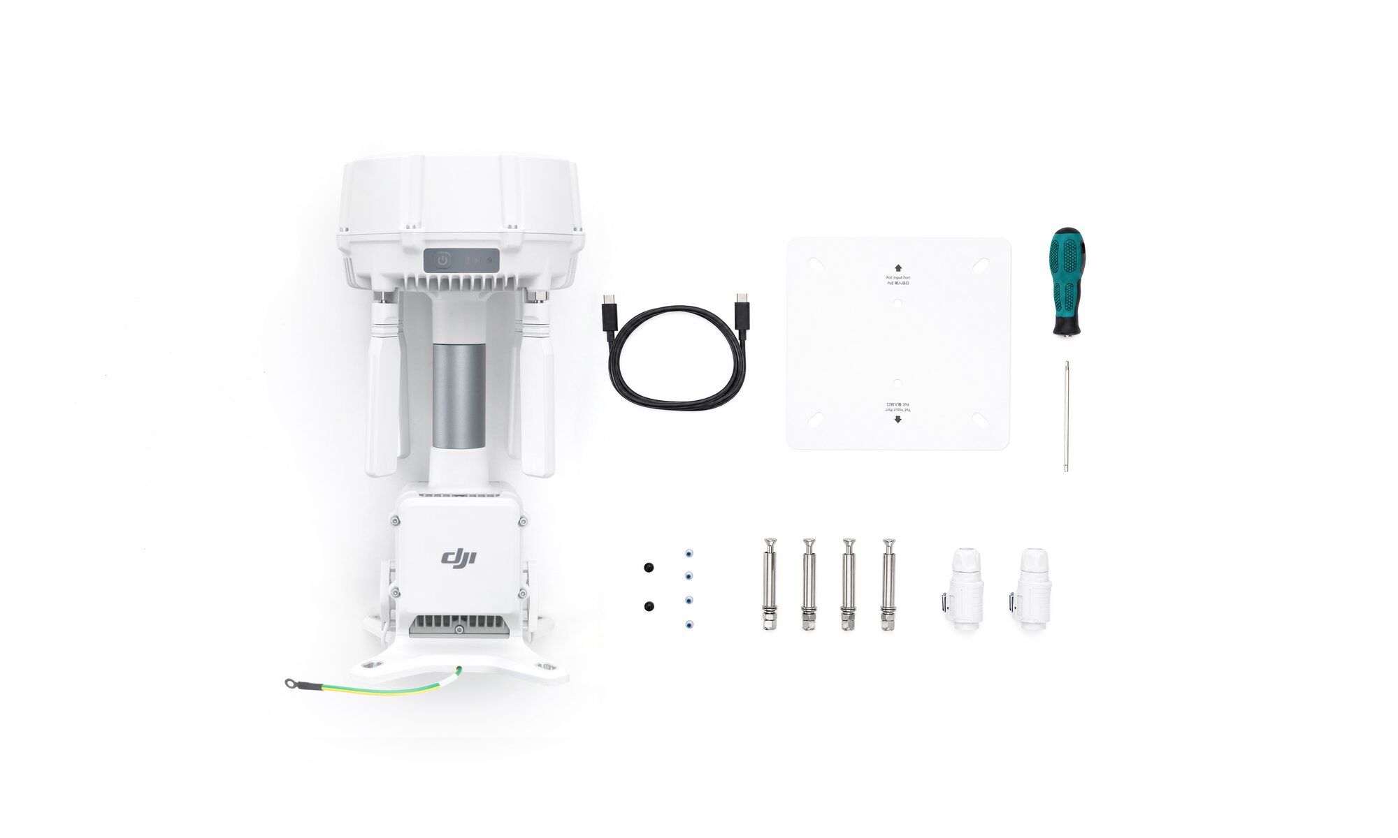 DJI O4 Grondstation, bovenaanzicht