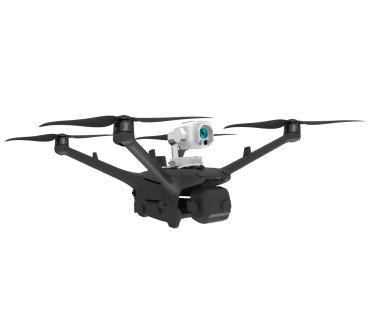 MetScan Nano 1F sur drone DJI, vue de trois quarts