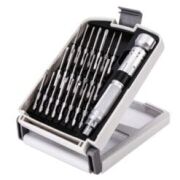 22-in-1 magnetic mini screwdriver set in steel