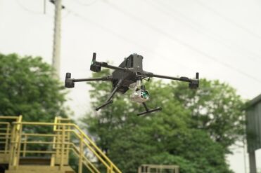 MetScan V1P en vol sous un drone DJI