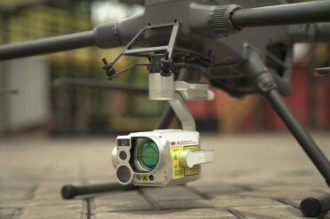 MetScan V1P sous un drone DJI, vue rapprochée