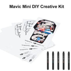 Mavic Mini Creative Kit including design sheets and color markers.