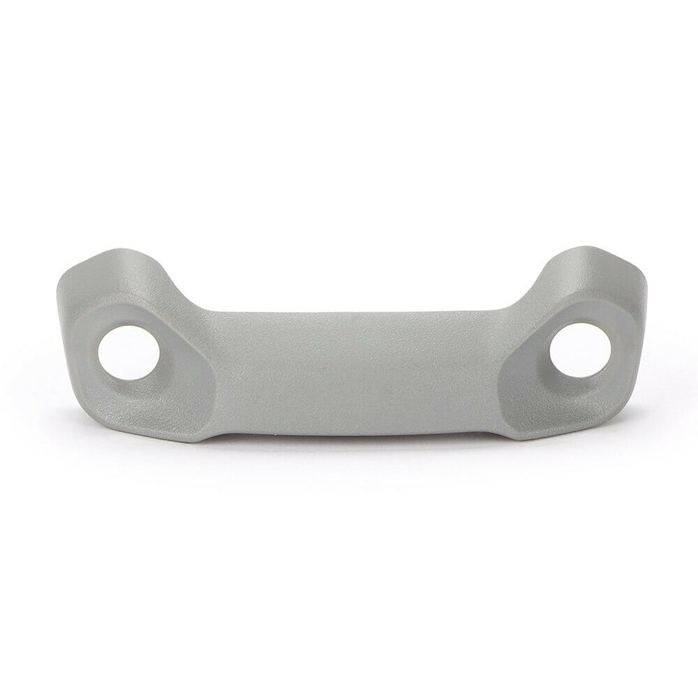 Gray chassis of the DJI Mavic Air 2 drone with two mounting holes.