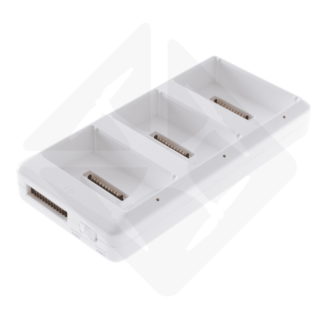Chargeur de batterie quadruple blanc pour drones