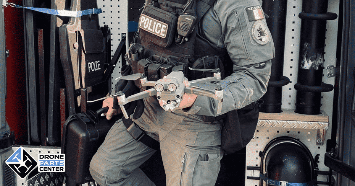 Drohne der Polizei