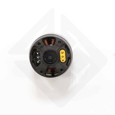 Moteur rotatif pour drone DJI Inspire 2 avec connecteurs électriques visibles.