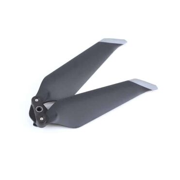 Hélices noires pour le drone DJI Mavic 2 Pro Zoom, avec des extrémités grises.