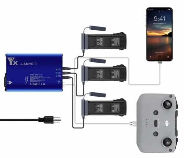 DJI Mavic 3 - Chargeur pour batteries
