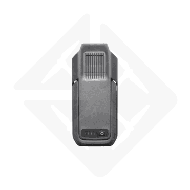 Drohnenbatterie von oben.