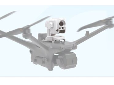 Capteur MetScan Nano 1 d'AIRINS monté sur un drone DJI Matrice pour la détection de méthane par laser TDLAS