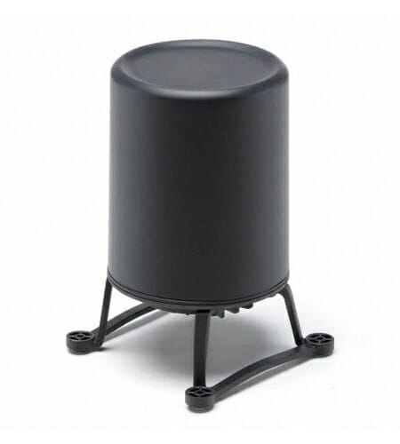 Black radar mounted on a DJI Matrice 300 RTK drone mount.