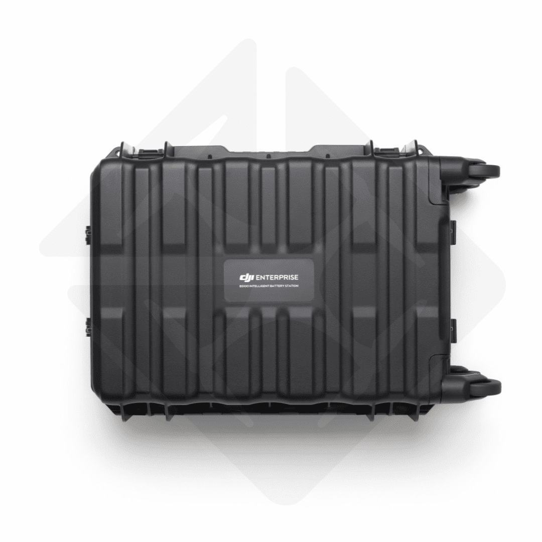 Robust black case for technical equipment.